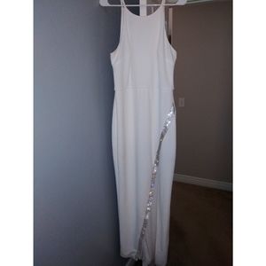 White formal dress